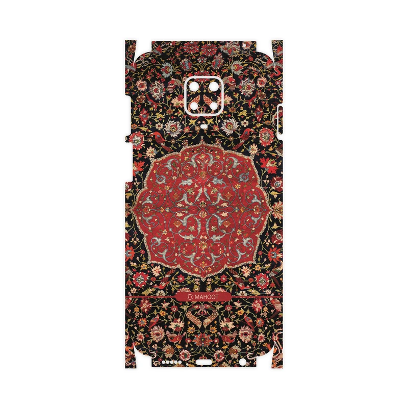 برچسب پوششی ماهوت مدل Persian-Carpet-Red-FullSkin مناسب برای گوشی موبایل شیائومی Redmi Note 9 Pro