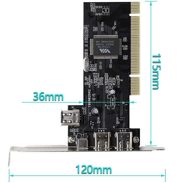 کارت تبدیل PCI به IEEE 1394 مدل VIA
