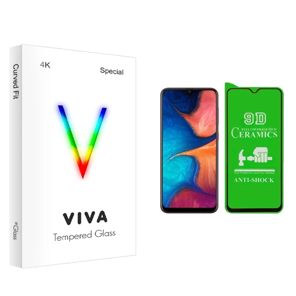 محافظ صفحه نمایش سرامیکی ویوا مدل 4K مناسب برای گوشی موبایل سامسونگ Galaxy A20
