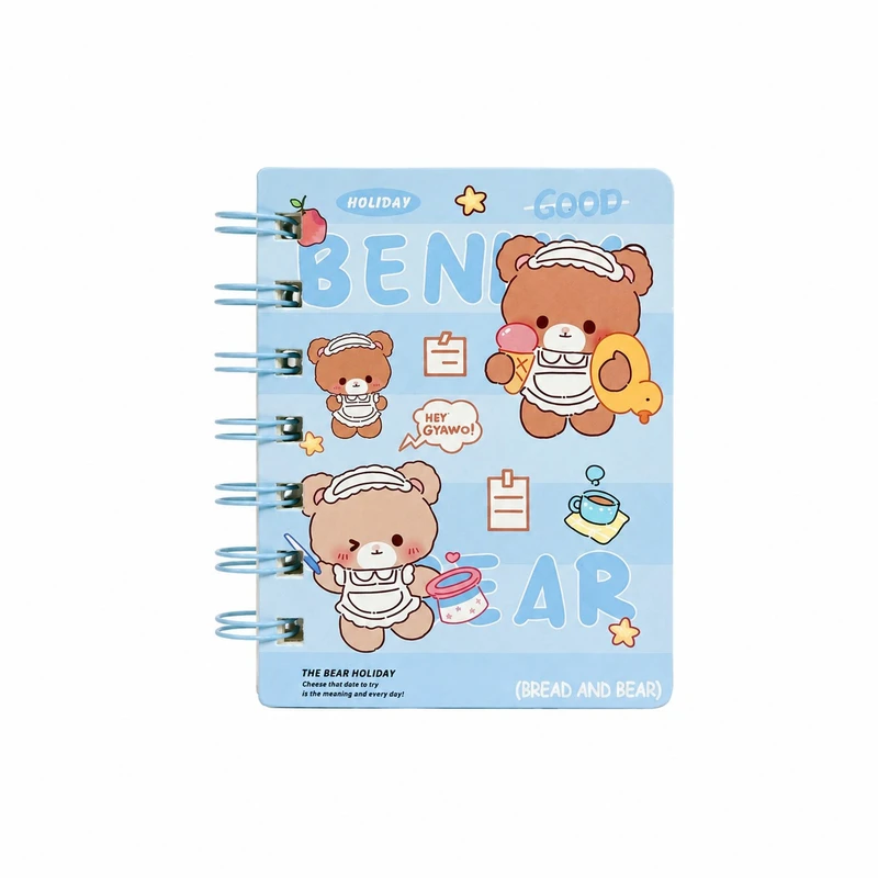 دفتر یادداشت 60 برگ سیمی طرح benny bear