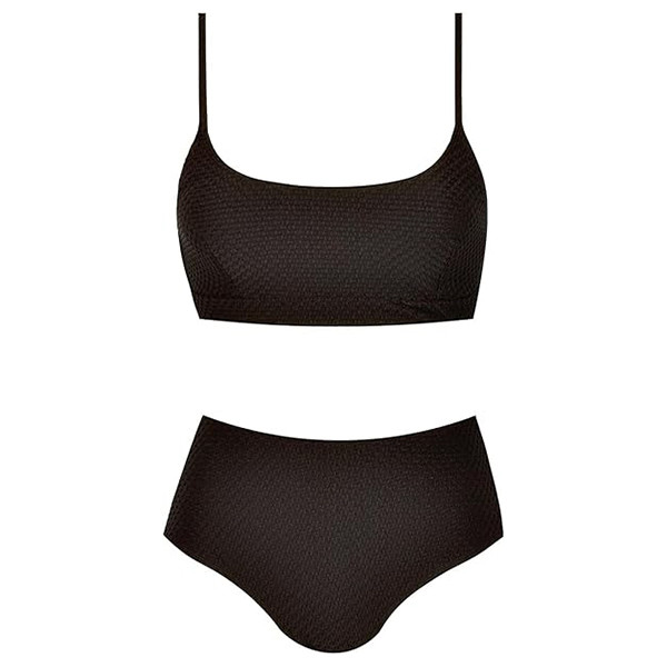 مایو زنانه کاپشی مدل high waist B07