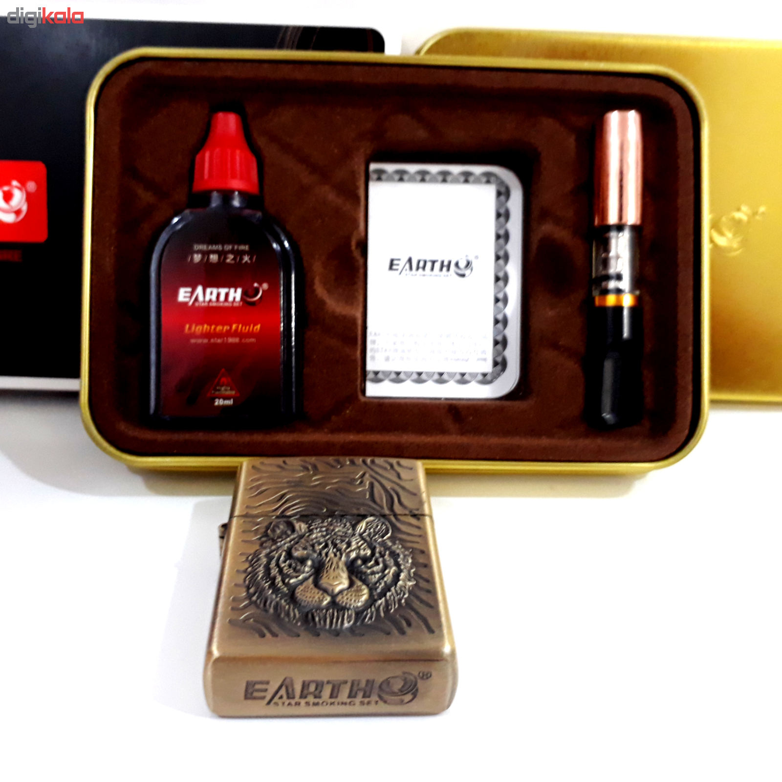 ست هدیه فندک طرح ببر کد 1