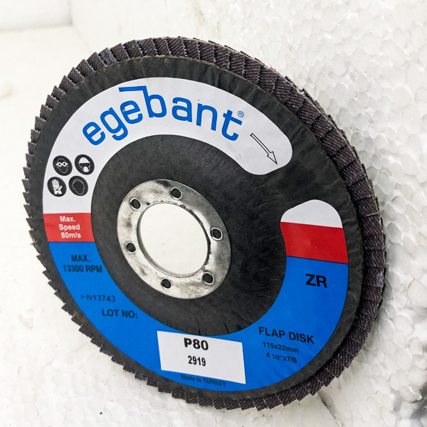 سنباده فلاپ دیسک اگبانت کد ZR-P80