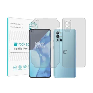 Rockspace transparent screen protector HyGEL model suitable for OnePlus 9R mobile phone with back protector