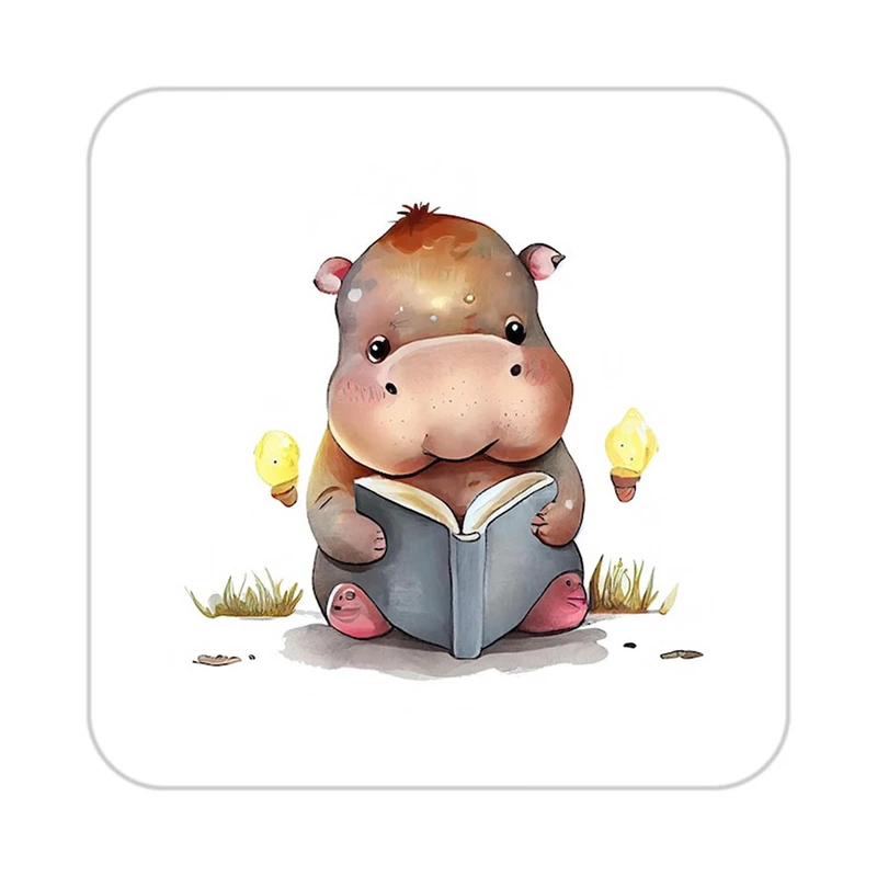 زیر لیوانی کاکتی طرح حیوانات کارتونی مدل mp27479