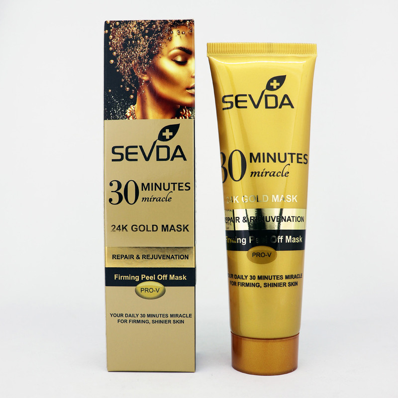 ماسک صورت سودا مدل طلا گلد و جنسینگ حجم 100 میلی لیتر مجموعه 2 عددی