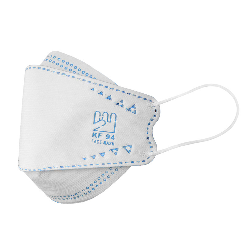 ماسک تنفسی بهسا مدل سه بعدی 3D-BSA-24-BlWw بسته 24 عددی