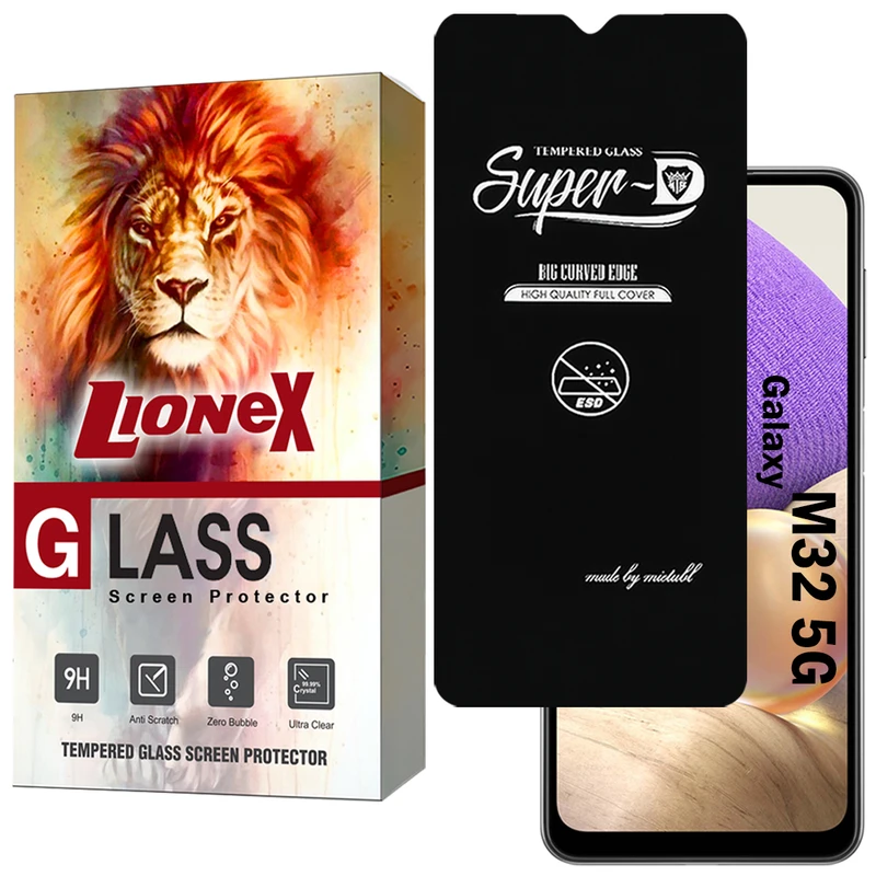 محافظ صفحه نمایش لایونکس مدل SUPERDNL مناسب برای گوشی موبایل سامسونگ Galaxy M32 5G
