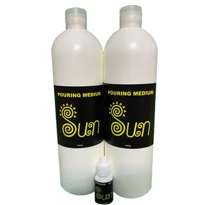مدیوم پورینگ سان کد 11 بسته 2 عددی حجم 2000 میلی لیتر به همراه روغن سیلیکون