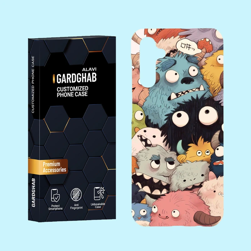 کاور گارد قاب علوی مدل کارتنی و انیمه مناسب برای گوشی موبایل سامسونگ Galaxy M14 5G