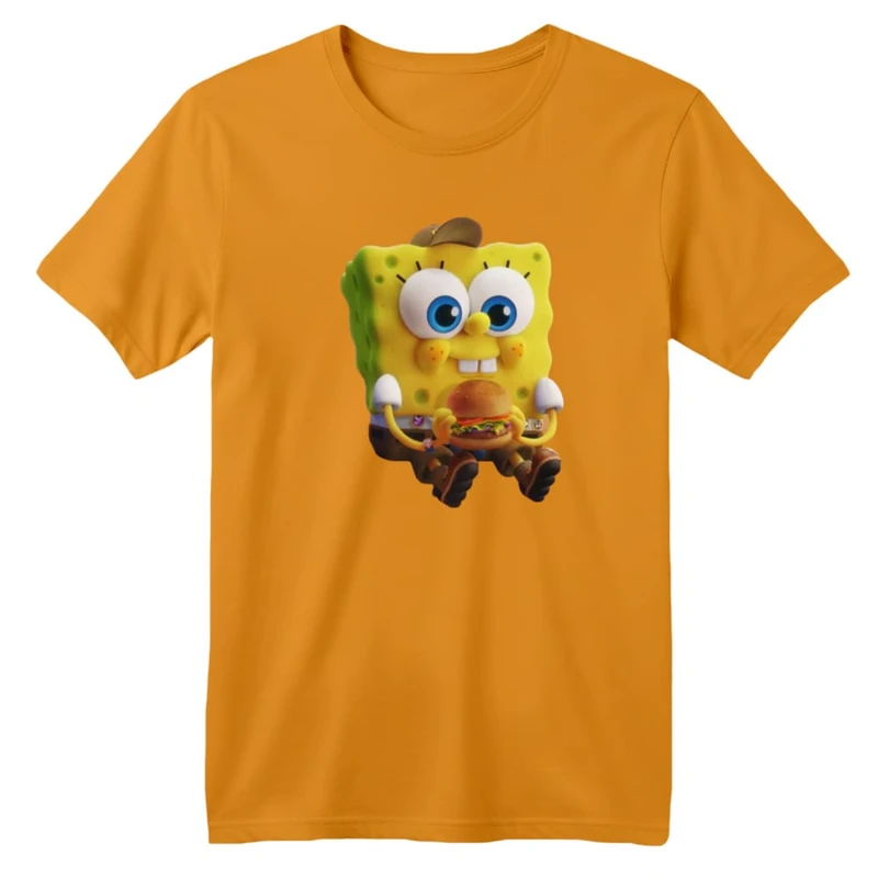 تی شرت آستین کوتاه بچگانه مدل باب اسفنجی کد ۵