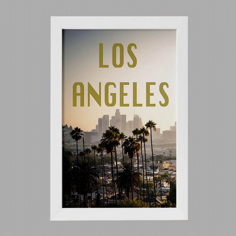 تابلو خندالو مدل لس آنجلس (Los Angeles) کد F4834