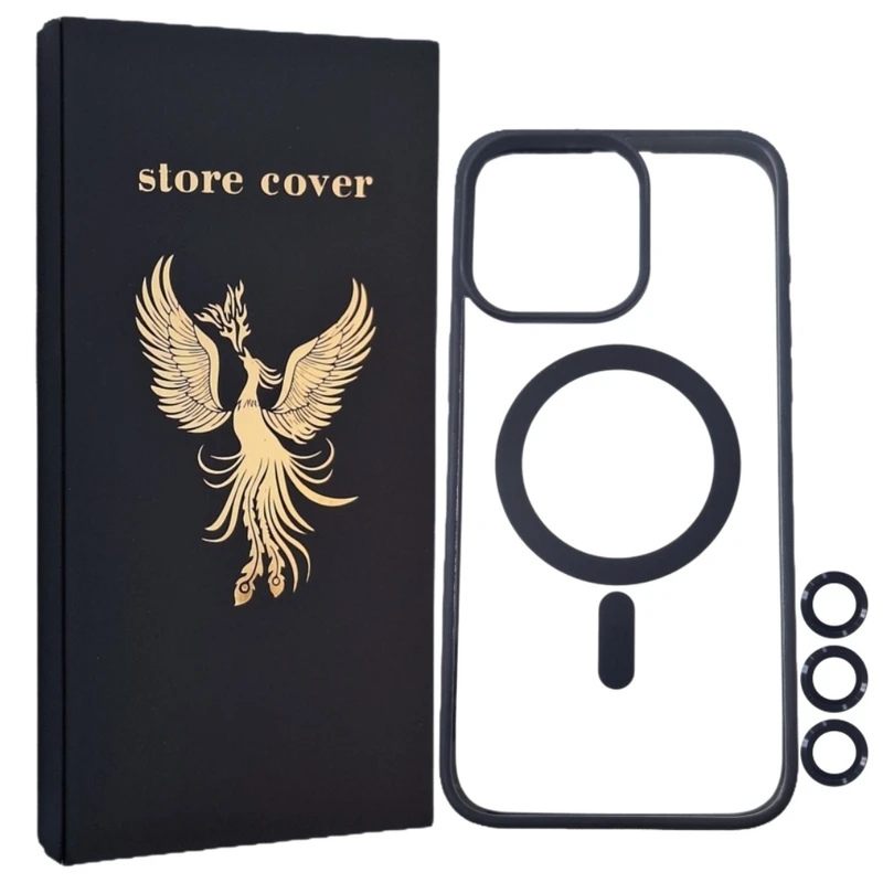 کاور استور کاور طرح مگسیف مدل 16pro مناسب برای گوشی موبایل اپل Iphone 16 Pro به همراه محافظ لنز