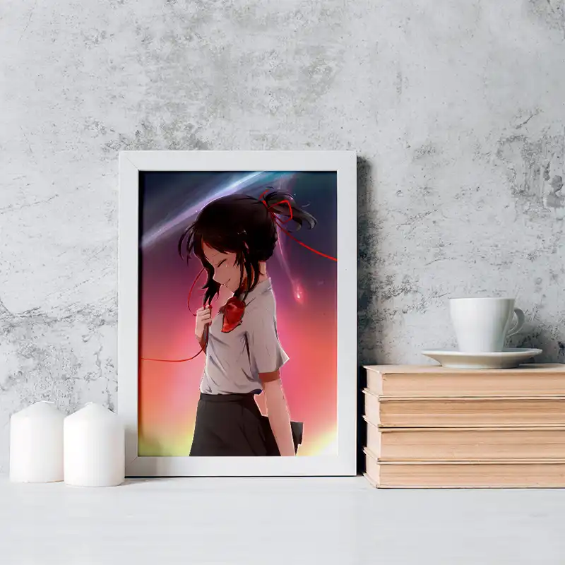 تابلو خندالو مدل میتسویا میامیزو انیمه یورنیم کد 16260