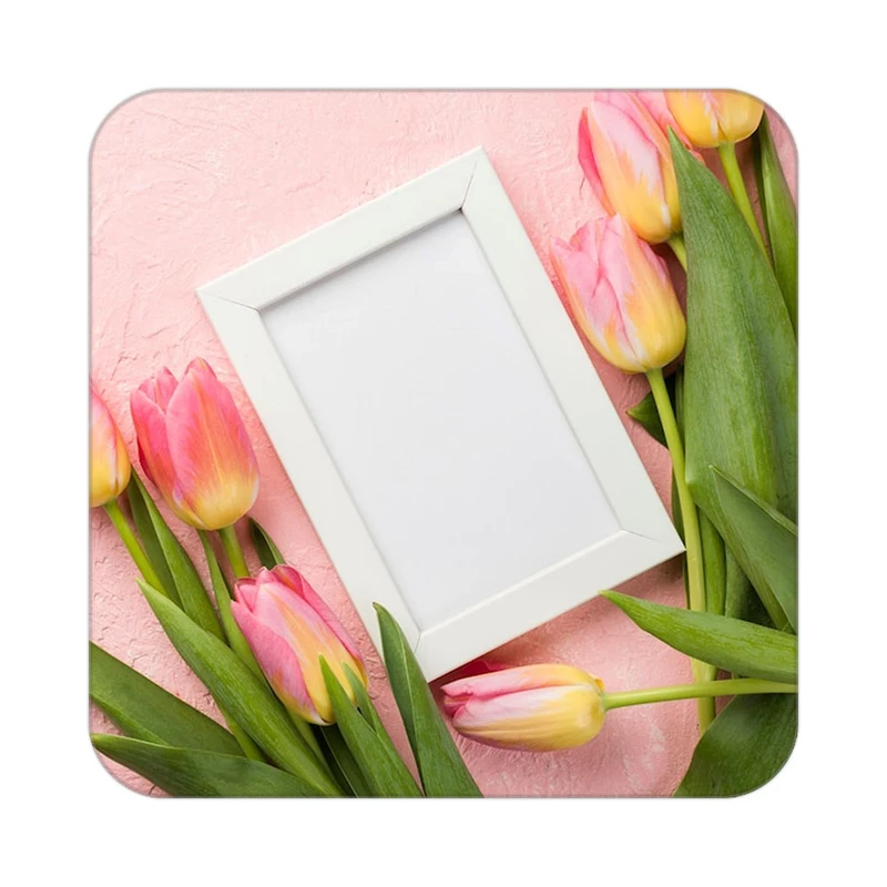 زیر لیوانی کاکتی طرح گل مدل mp19335