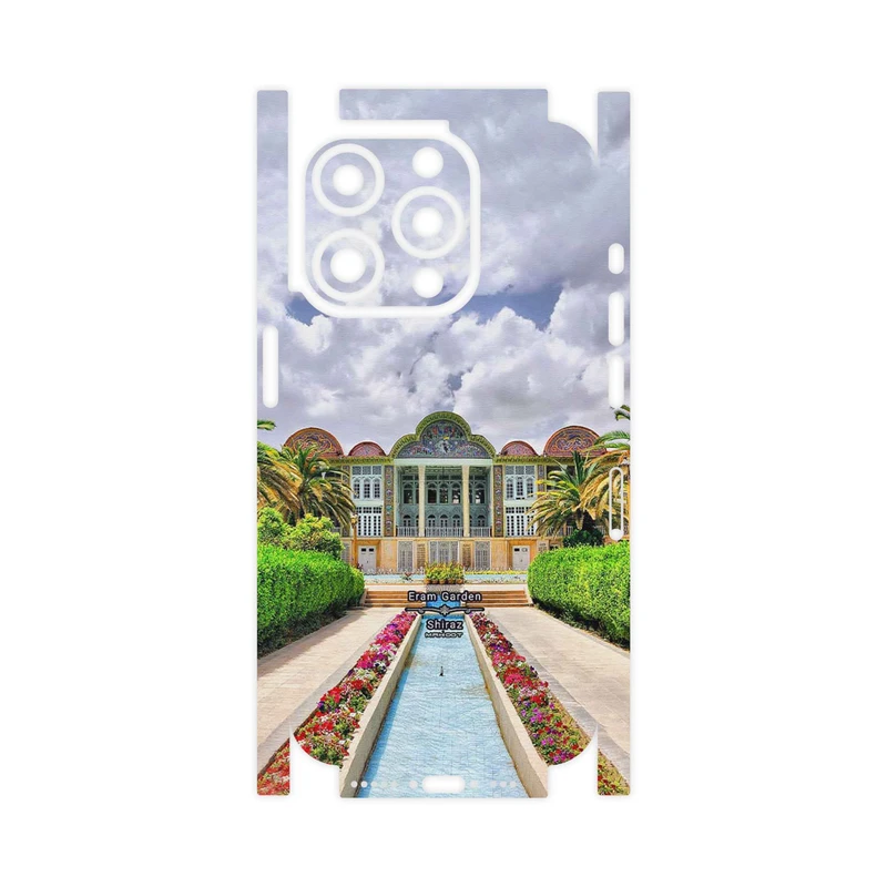 برچسب پوششی ماهوت مدل Eram garden-FullSkin مناسب برای گوشی موبایل اپل iPhone 15 Pro