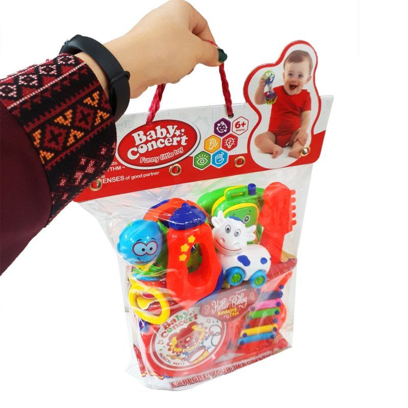 جغجغه مدل baby concert مجموعه 8 عددی -  - 2