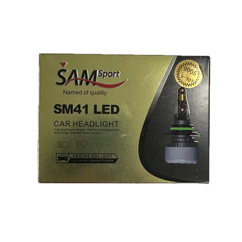 هدلایت خودرو سام مدل SM41 کد 9005 بسته دو عددی