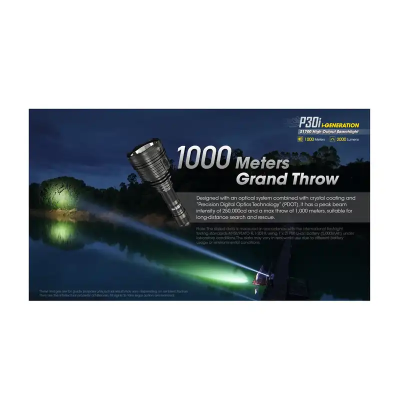 چراغ قوه نایت کر مدل P30I KIT