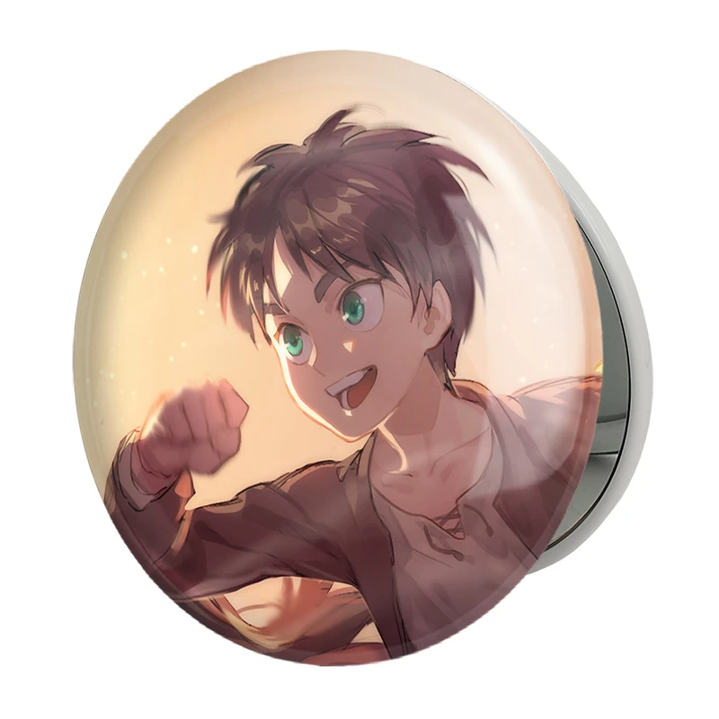 آینه جیبی خندالو طرح ارن انیمه اتک آن تایتان Attack on Titan مدل تاشو کد 11031 