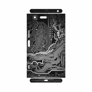MAHOOT Black Printed Circuit Board-FullSkin Cover Sticker for Sony Xperia XZ Premium