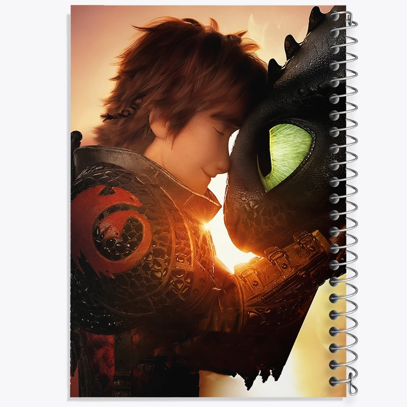 دفتر مشق 50 برگ خندالو طرح اژدها سواران کد F8303