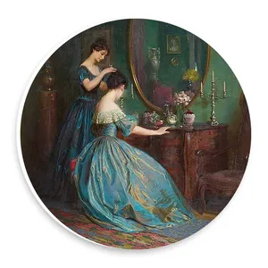  دیوارکوب طرح نقاشی دو بانو مدل wtb1034