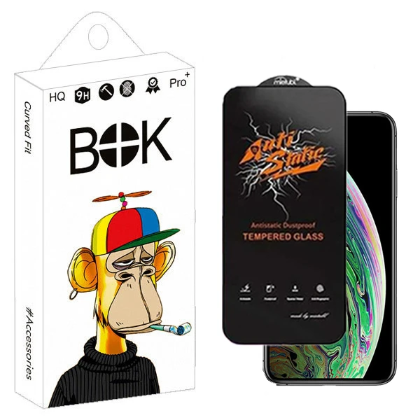 محافظ صفحه نمایش بوک مدل Antistatic Pro مناسب برای گوشی موبایل اپل IPhone XS Max / 11 Pro Max