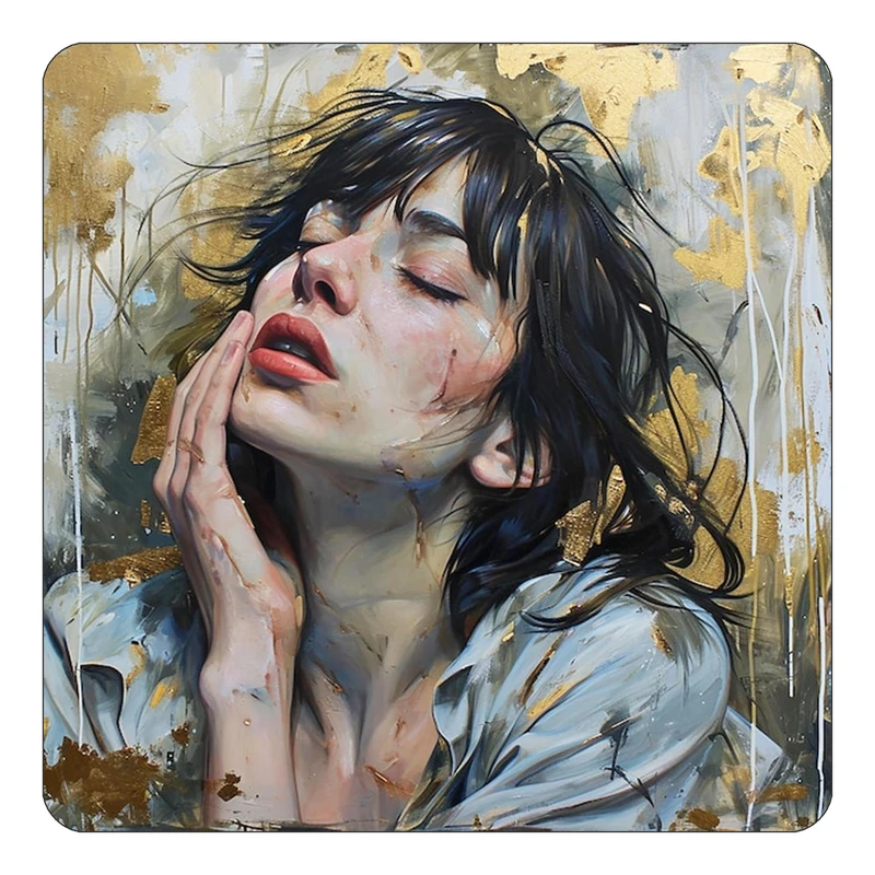 مگنت کاکتی طرح نقاشی رنگ روغن مدل mp70616