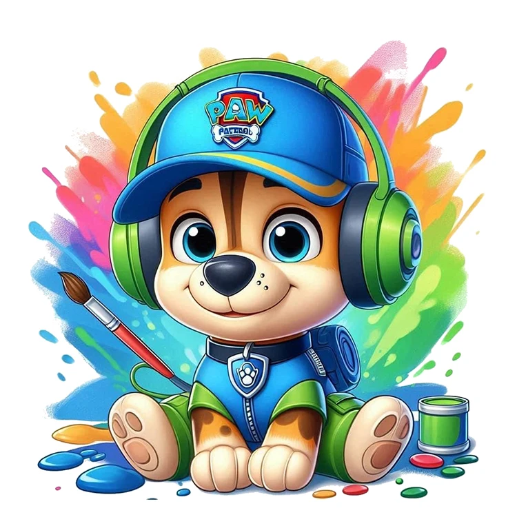 استیکر پارچه و لباس پاد آفرین مدل سگ های نگهبان کد a28