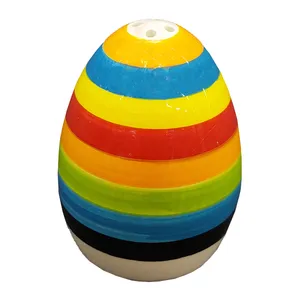 نمکدان چینی مدل رنگین کمان بسته 2 عددی