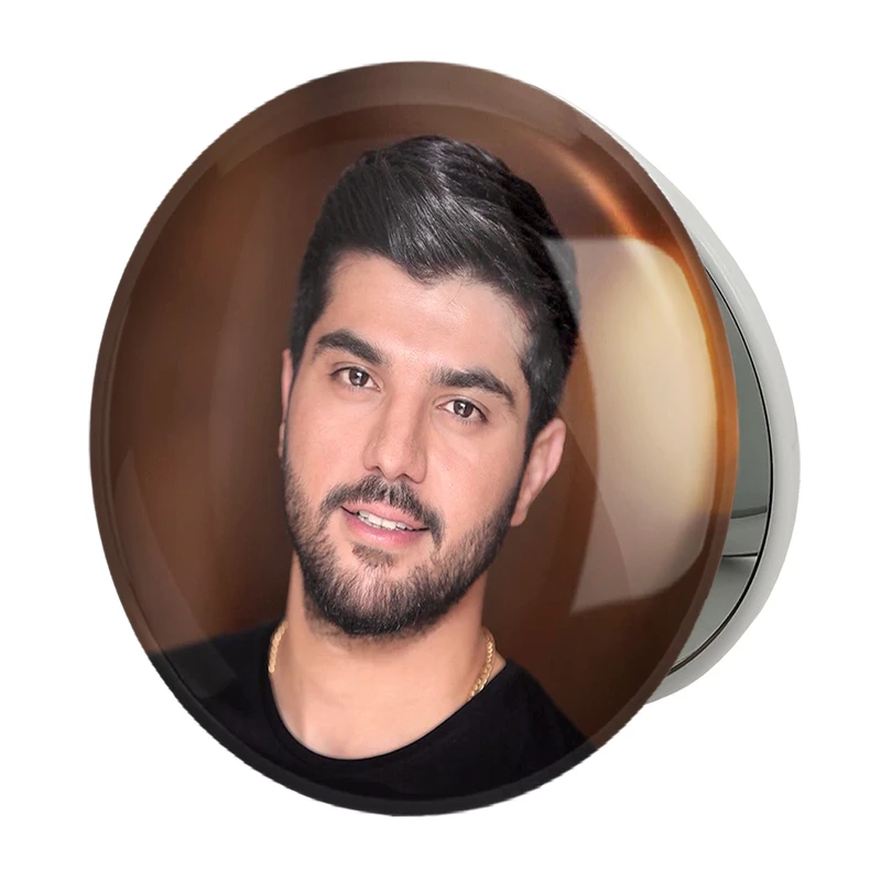 آینه جیبی خندالو طرح سینا مهراد مدل تاشو کد 10379 