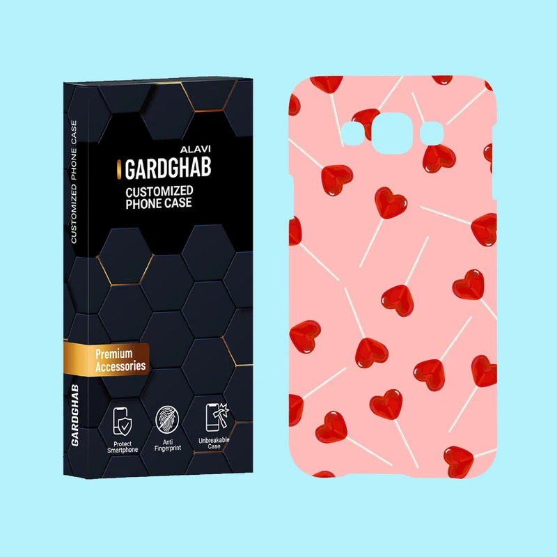 کاور گارد قاب علوی مدل عاشقانه مناسب برای گوشی موبایل سامسونگ Galaxy E7 2015