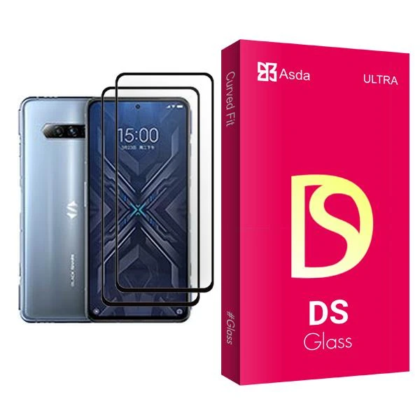 محافظ صفحه نمایش آسدا مدل DS Glass MIX002 مناسب برای گوشی موبایل شیائومی Black Shark 4 بسته دو عددی