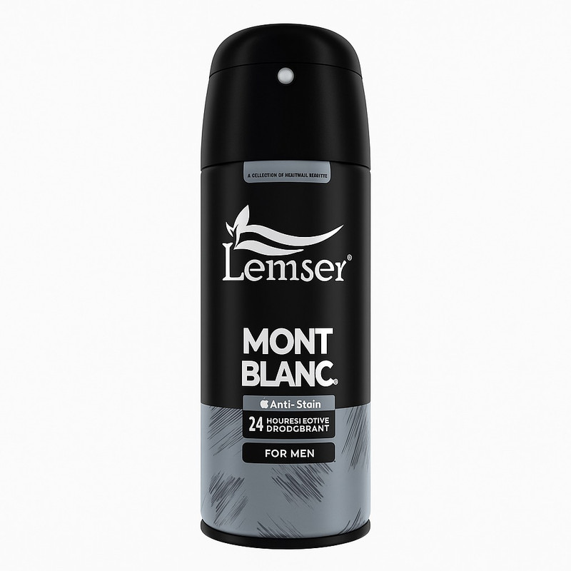 اسپری دئودورانت مردانه لمسر مدل Mont Blanc حجم 150 میلی لیتر