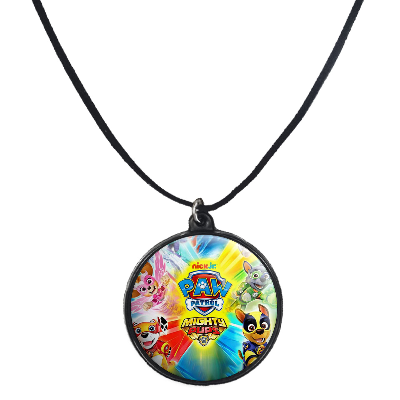 گردنبند پرمانه طرح سگ های نگهبان کد pmb.11773 مدل دو طرفه