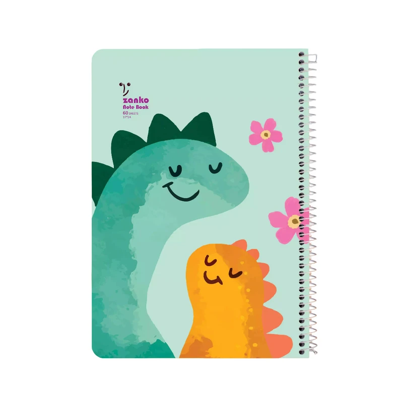 دفتر مشق 60 برگ زانکو مدل دایناسور