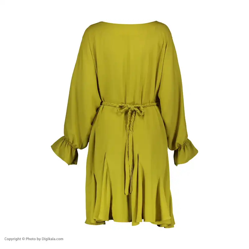 پیراهن زنانه چام مدل نینا رنگ زرد