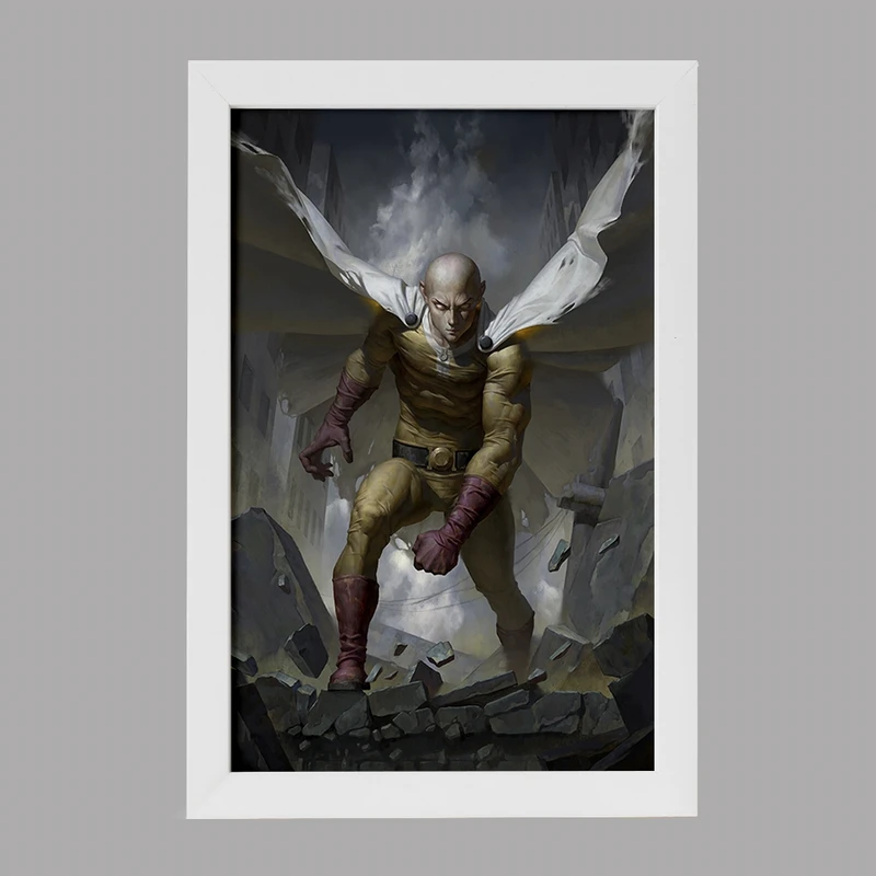 تابلو خندالو مدل انیمه مرد تک مشتی کد F252