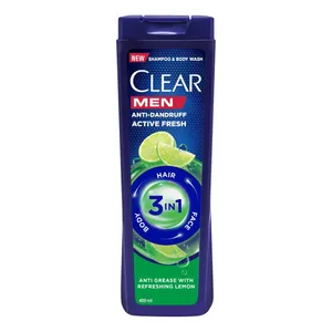 شامپو مو کلییر مدل 3in1 مناسب برای موهای دارای شوره حجم 400 میلی لیتر