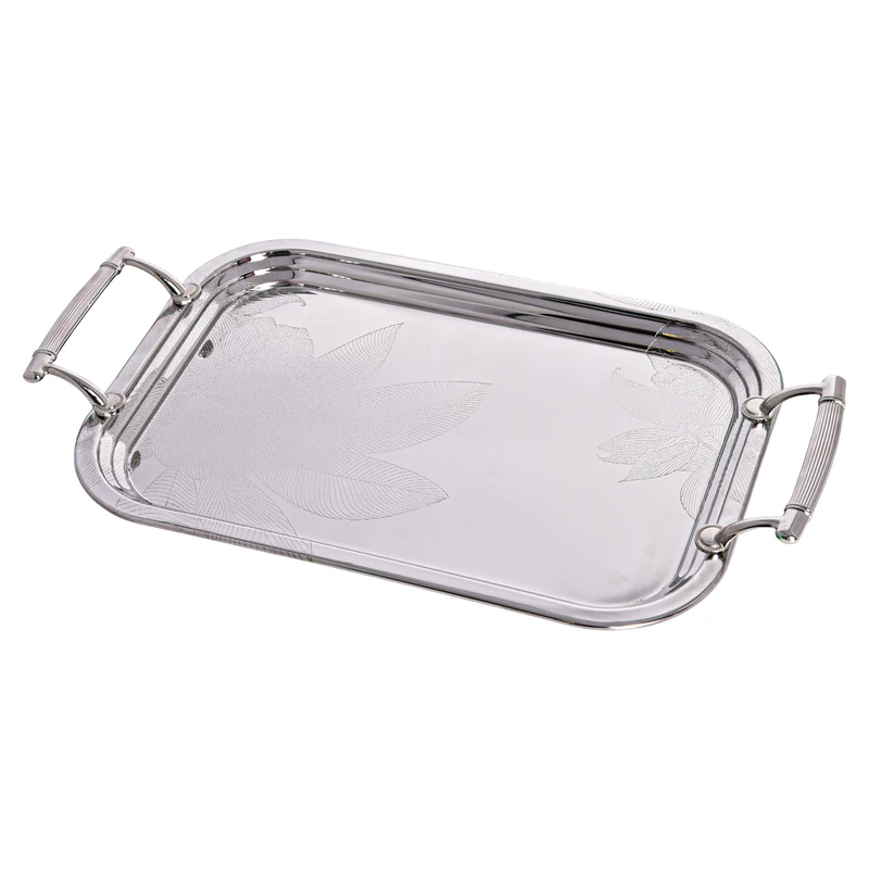 سینی دسته دار یونیک کد 02 - 4015 سایز 26*36 سانتی متر