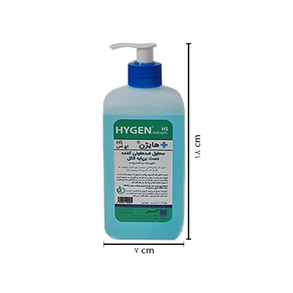 محلول ضدعفونی کننده مدل محلول ضدعفونی کننده دست بر پایه الکل حجم 500 میلی لیتر