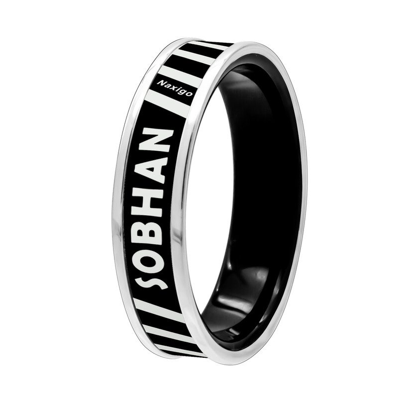 انگشتر ناکسیگو مدل شب تاب طرح سبحان کد RB15895