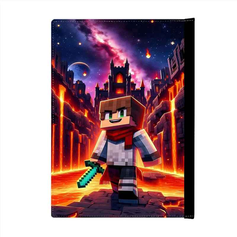 کلاسور پاد آفرین مدل فانتزی طرح گیم بازی ماینکرافت کد p872