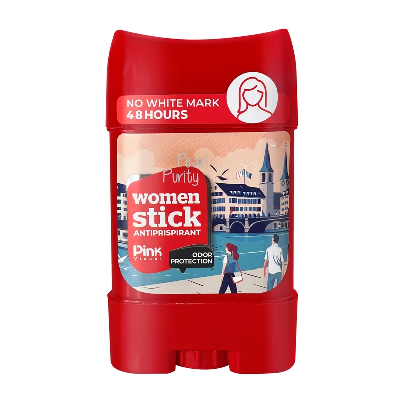 استیک ضد تعریق زنانه پینک ویژوآل مدل Pearl Purity با رایحه شیرین حجم 75 میلی لیتر 