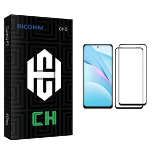 Ricomm CH glass Screen Protector For Xiaomi Mi 10T Lite 5G Pack Of 2