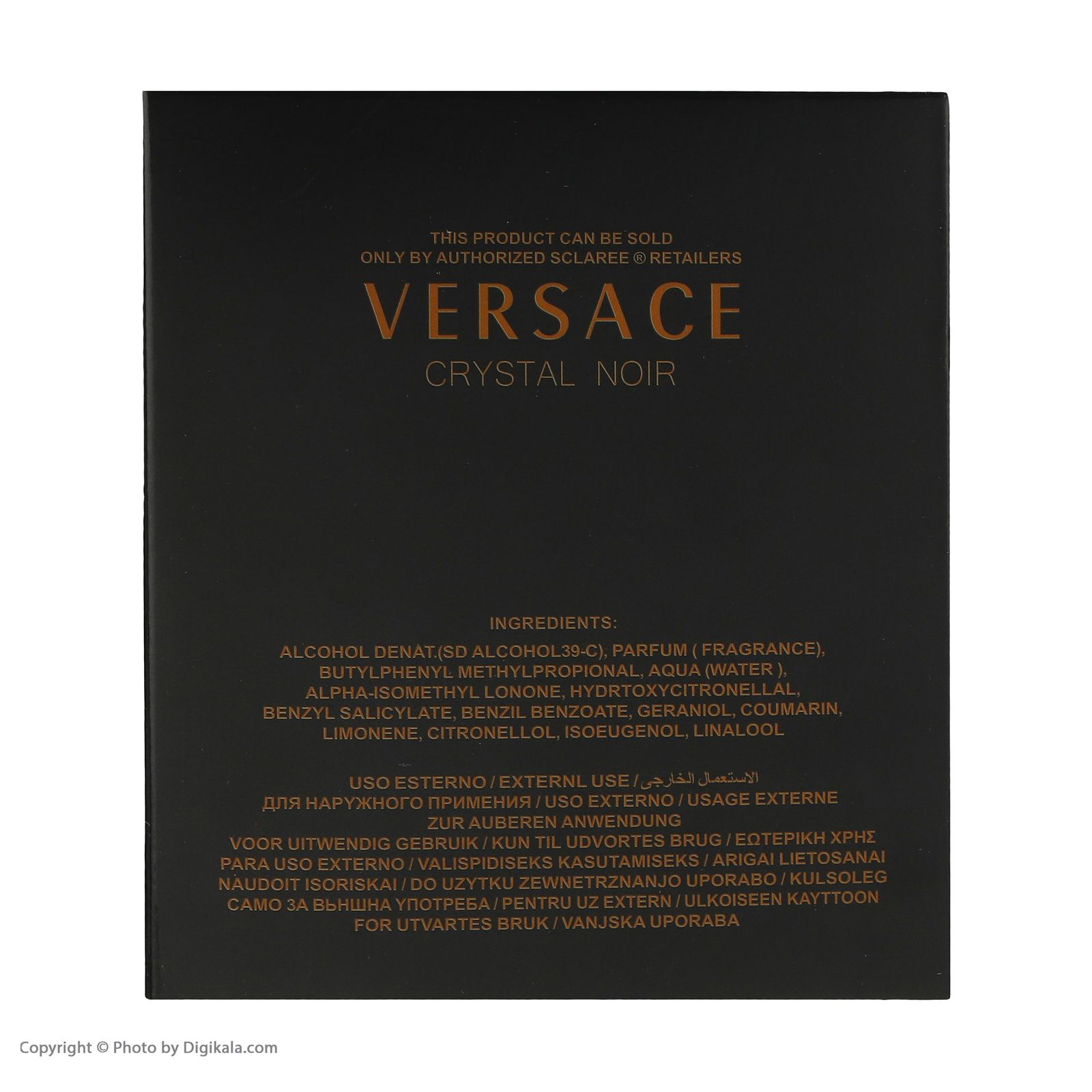 ادو پرفیوم زنانه اسکلاره مدل Versace Crystal Noir حجم 100 میلی لیتر -  - 3