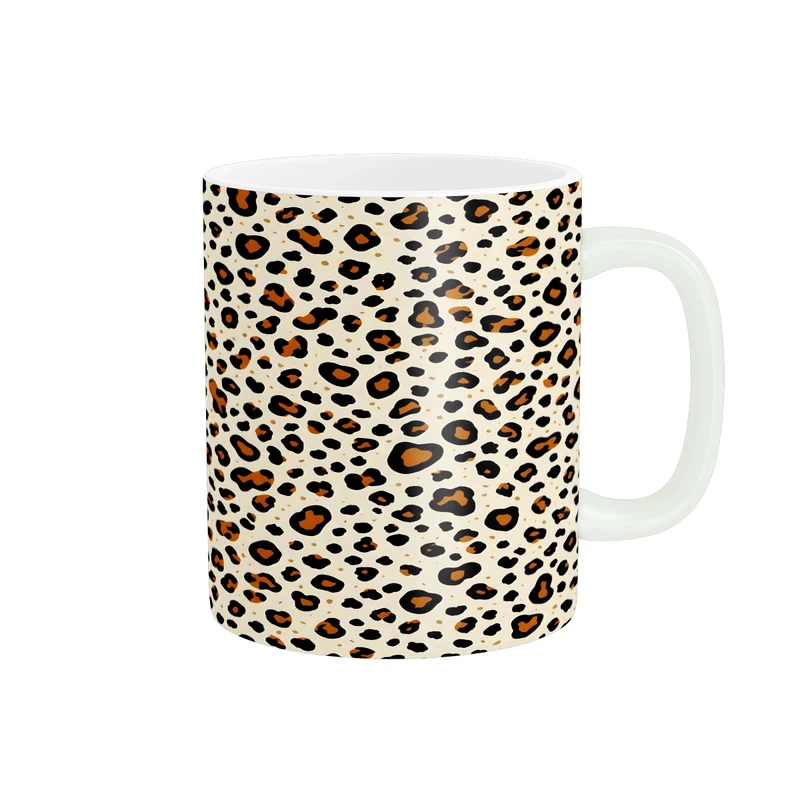  ماگ پادآفرین مدل فانتزی طرح پلنگی کد p9660