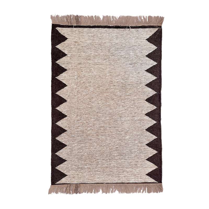 گلیم دستبافت یک و نیم متری طرح کف ساده