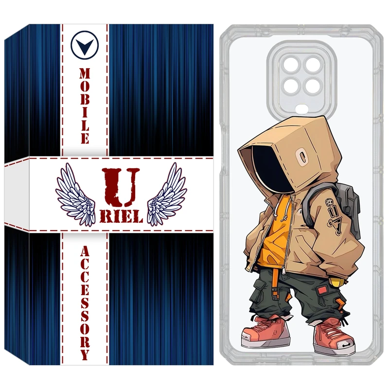 کاور یوریل قاب مدل Clear کد 39 طرح پسر مناسب برای گوشی موبایل شیائومی Redmi Note 9S / Note 9 Pro / Note 9 Pro Max